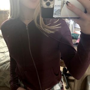 Aeropostale purple zip up